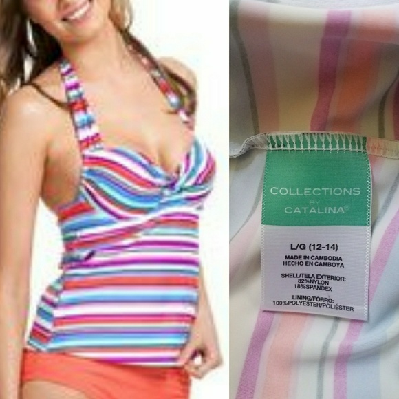 🌞🌞 Tankini Multi-color Swimsuit Top - Picture 4 of 4